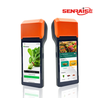 Terminal de paiement mobile POS H10S avec écran tactile Android 13 de 5,5 pouces, machine de paiement intelligente