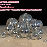 Nouveauté couleurs personnalisées DJ Club fête mariage décor à la maison réfléchissant 2-40 pouces Portable trophée rose boule Disco