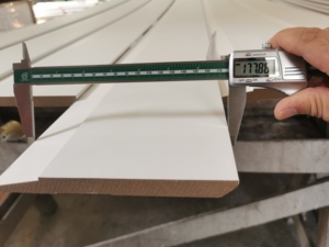 आंतरिक सजावटी <span class=keywords><strong>MDF</strong></span> दीवार Baseboard दरवाजा आवरण मोल्डिंग - Product Image 4