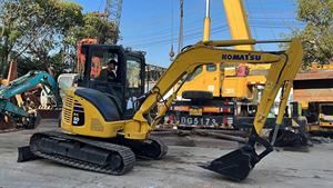 Miniexcavadora Usada Komatsu PC50MR de 5 Toneladas, Excavadora de Orugas con Motor Cummins, Modelo 2020, Excavadora Hidráulica Compacta para Construcción - Product Image 5