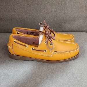 Nouvelles Chaussures Bateau Décontractées en Cuir de Vache Jaune Faites à la Main, à Plateforme Antidérapante, Souples pour la Conduite et le Bureau, Grande Taille pour Hommes - Product Image 2