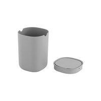 Nordic Color 1.5 litres comptoir poubelle en métal Mini poubelle de bureau Premium sans odeur peut