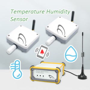 2 Channels Wireless Temp Humidity Sensor, Ethernet Data Capture & Reporting Measuring Equipment for Environment Monitoring - Product Image 1