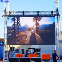 Pushun Tam Renkli LED Su Geçirmez Yüksek Parlaklık Yüksek Yenileme Hızlı Sahne Etkinlikleri Video Duvar Panel Ekran Konser P3.91 Ekran