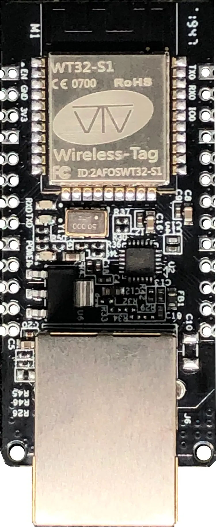 لوحة بوابة واي فاي لاسلكية WT32-ETH01 esp32 Ethernet ESP32 ESP32-Dev-kitC مع واجهة RJ45 لبوابة ذكية