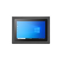 Panel PC Industrial Resistente de 10 Pulgadas, Sin Ventilador, Montado en Pared, con Pantalla Táctil IP65, Intel Core I3/i5/i7, Windows 10/11, en Stock