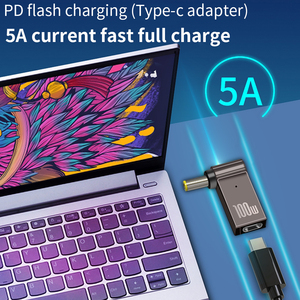 แบรนด์ใหม่100W 5A <span class=keywords><strong>20V</strong></span> PD โปรโตคอลหญิง Type-C TO DC ตัวเชื่อมแจ็คตัวผู้สำหรับอะแดปเตอร์ชาร์จไฟแล็ปท็อป - Product Image 6