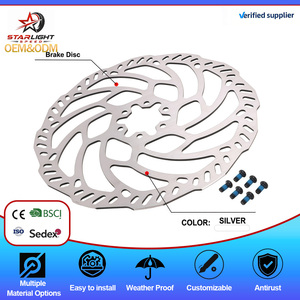 XGS Dağ Bisikleti Fren Rotoru <span class=keywords><strong>160mm</strong></span> Altı Civatalı Disk Komple Set Yol Bisikleti Disk Fren Parçaları Evrensel - Product Image 1