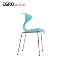 Chaise de bureau empilable EGROspace pour conférences, formations, salles d'attente et réunions – Chaise visiteur/hôtesse