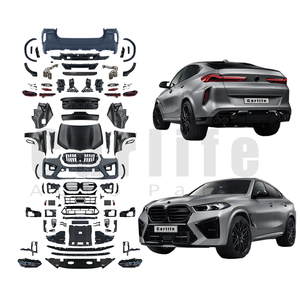 Kit bumper bumper per <span class=keywords><strong>BMW</strong></span> <span class=keywords><strong>X6</strong></span> E71 2007-2014 modificato per 2025 stile <span class=keywords><strong>G06</strong></span> X6M. - Product Image 1