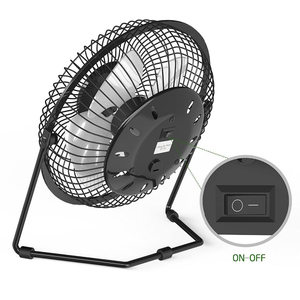 Ventilateur de bureau USB à deux vitesses, 4-6 pouces, alimenté par USB UNIQUEMENT, flux d'air amélioré, faible bruit, idéal pour le refroidissement personnel - Product Image 4