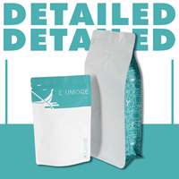 Sac à café écologique recyclable avec valve, biodégradable, compostable, de qualité alimentaire, emballage pour café, sachet autoportant