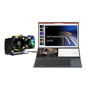 Cổ thiết kế mới Màn hình kép máy tính xách tay 16 inch + 14 inch màn hình cảm ứng Windows 11 Pro Intel <span class=keywords><strong>Core</strong></span> i7 kim loại IPS hiển thị - Product Image 1