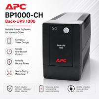 Schneider Back-UPS BP1000CH 1000VA 600W UPS 165-266V Batterie de secours Bureau