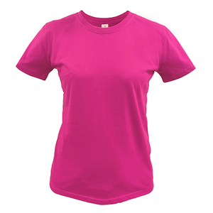 Estilo Premium 180 Gsm/5,3 oz Ring Spun <span class=keywords><strong>Jersey</strong></span> señoras manga corta Camisetas <span class=keywords><strong>cuello</strong></span> redondo alta calidad 100% algodón <span class=keywords><strong>Mujer</strong></span> camiseta - Product Image 6
