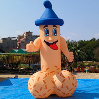 Costume de personnage de dessin animé gonflable géant pour événements en plein air |   Mascotte ambulante accrocheuse pour les promotions et la publicité