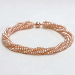 Bracelet en perles multicouches 1615, 3-4 mm, bijoux élégants et stylés pour femmes - Product Image 2