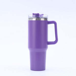 Stainless Steel Insulated Tumbler 304 With Straw And Handle Large Capacity For Travel And Outdoor Use - Product Image 3