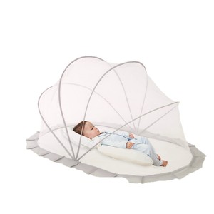 Cubierta de Cama Plegable Antimosquitos para Bebés de 1 a 2 Años, sin Instalación, con Protección Solar, para <span class=keywords><strong>Cuna</strong></span> Tipo Sombrilla y <span class=keywords><strong>Mosquitera</strong></span> - Product Image 1