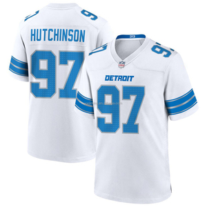 2024 Herren Detroit Trikot Personalisiertes American Football Shirt Genähte Bestickte Jugend Uniformen Sportbekleidung mit Logos - Product Image 6