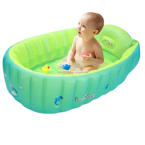 2023 Offre Spéciale PVC chaise de bain bébé formation Portable pliant petit siège bébé chaise de bain gonflable