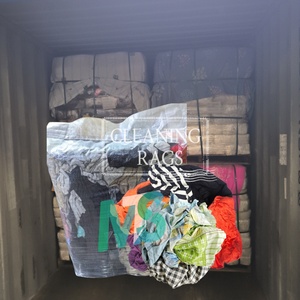 Trapos de Algodón Industriales Usados en Paquetes de 10 kg, Trapos de Limpieza Marítima, Trapos Industriales de Corte - Product Image 1