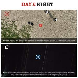 Plateforme d'atterrissage universelle Amazear 51 cm pour drones DJI, tapis pliable imperméable double face pour contrôleur RC 2 et accessoires - Product Image 5