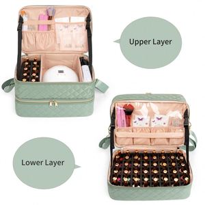 Étui de transport BSCI pour 30 bouteilles, organisateur double couche pour vernis à ongles, kit de manucure et équipements - Product Image 2