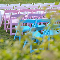 Chaise pliante en résine pour enfants Wimbledon de haute qualité pour événements de mariage, de banquet et de fête en plein air, avec verrou de sécurité
