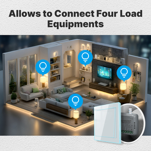 Módulo de Interruptor Inteligente Mini de 4 Canales MOES Tuya WiFi, Relé con Temporizador, Automatización del Hogar, Control Remoto por Aplicación, Compatible con <span class=keywords><strong>Alexa</strong></span>, Google Home, <span class=keywords><strong>Apple</strong></span> - Product Image 3