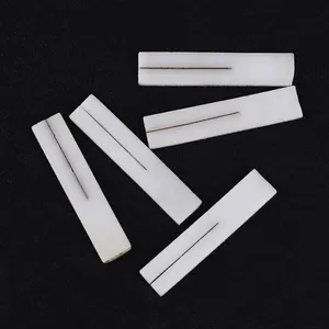 Factory Direct Sales White Zirconia Ceramic Feather Pen Tip 0.09 Square Ceramic Pen Tip