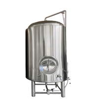 Cuve à bière sous pression en acier inoxydable de 1000 L avec enveloppe alvéolée pour la carbonatation de la bière artisanale, facile à utiliser