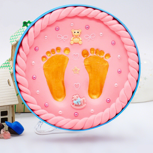 <span class=keywords><strong>Fai</strong></span> <span class=keywords><strong>da</strong></span> <span class=keywords><strong>te</strong></span> Kit per le mani e le impronte del bambino Clean Touch Dog Pet Paw Prints Souvenir regali ricordo telaio bambino - Product Image 2