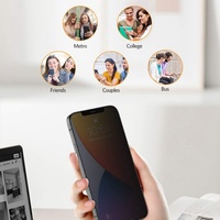 360 Anti Casus Gizlilik 9H Sertlikte Japon Asahi Cam Ekran Koruyucu, 15 Pro ile Uyumlu Kolay Kurulum