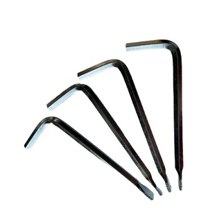 Jeu de clés hexagonales de type L, tête hexagonale interne, double usage, en acier trempé 45, outil manuel pour la réparation automobile - Product Image 3