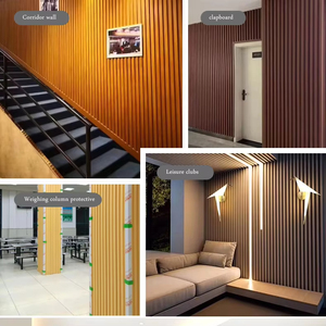 Revêtement mural WPC haut de gamme, panneau 3D, surface ondulée, insonorisant, antibactérien, ignifuge, imperméable, Prime Hall - Product Image 6
