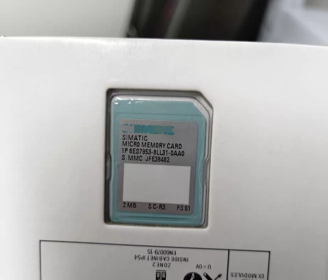 6ES7953-8LL31-0AA0 - a 2MB Micro Memory Card (MMC) for the S7-300 Series