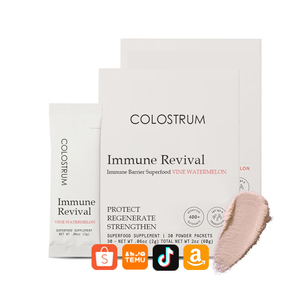 תמיכה במכירות ישירות מהמפעל באבקת קולוסטרום טבעית באיכות גבוהה בהתאמה אישית, תמיכה חיסונית לבריאות המעיים - Product Image 2