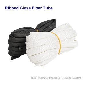 Gaine en fibre de verre de haute qualité résistante aux hautes températures, gaine isolante en fibre de verre, tube en fibre ignifuge et résistant aux flammes - Product Image 2