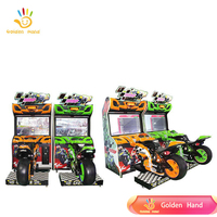 Machine de jeu de course de voiture de moto à pièces GP Moto Bike Full Motion