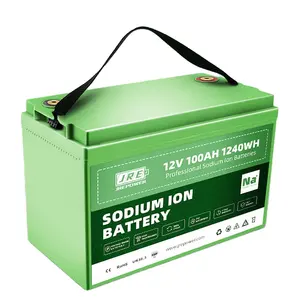 Na + nhà máy Natri Ion 3000 chu kỳ pin lithium 100Ah 12V natrium-ionen-batterie cấp Một pin lithium LiFePO4