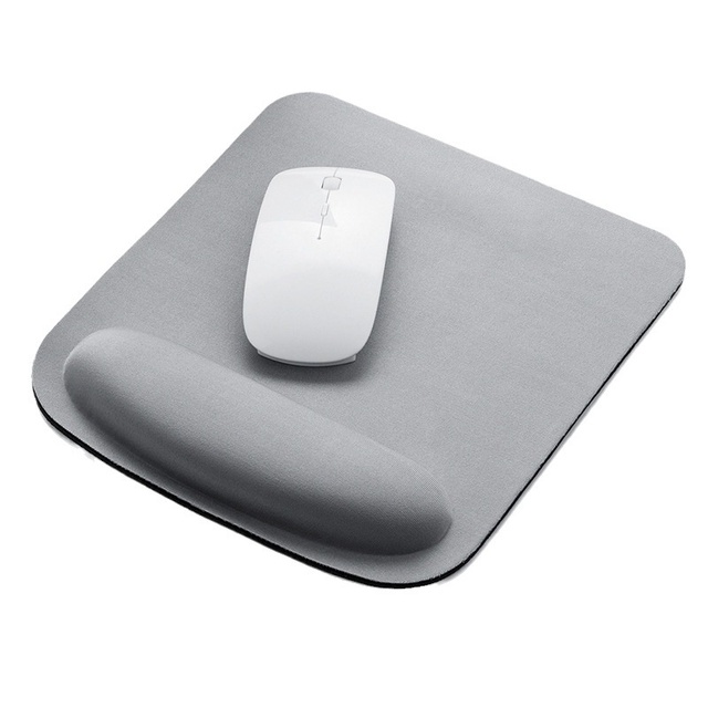 Ergonomic 3D Office Gaming Mouse Pad Non-Slip Memory Foam Thickened Square Wireless Charging Heated Anime Solid Color Wrist Desk