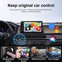 Adaptateur Dongle CarPlay Sans Fil Mini pour Voiture avec Android Auto Bluetooth 5.0 Installation Rapide & Reconnexion Automatique