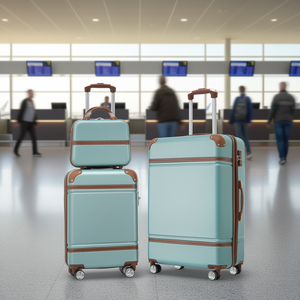 Ensemble de bagages à roulettes DB Hardshell 3 pièces 20 24 pouces avec serrure TSA, doublure en polyester léger, valise de voyage - Product Image 2