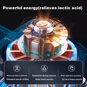 Alat pijat punggung dan leher, 9 tingkat kekuatan, pistol pijat untuk pemulihan olahraga dan terapi nyeri - Product Image 4