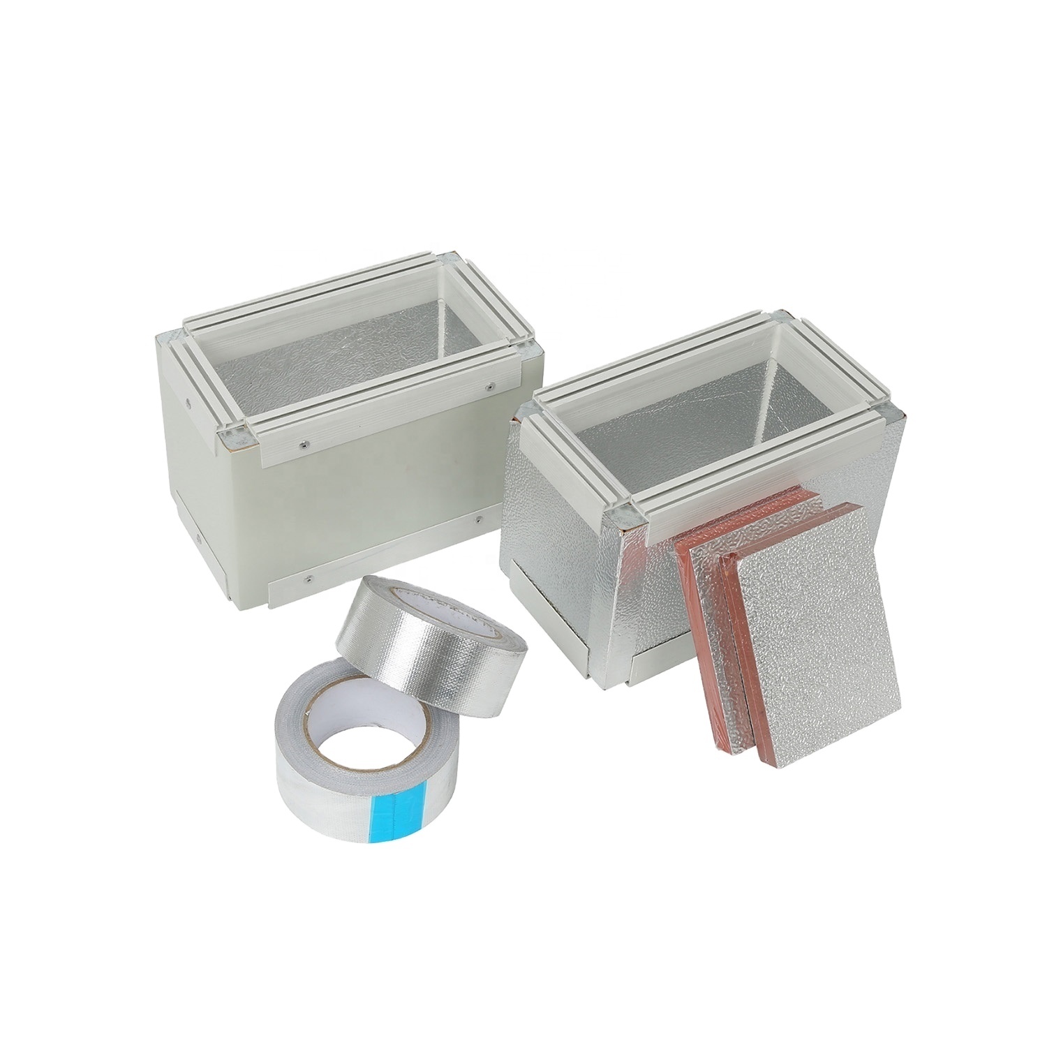 Pre Insulated Duct Flexible PVC Fiberglass Panels