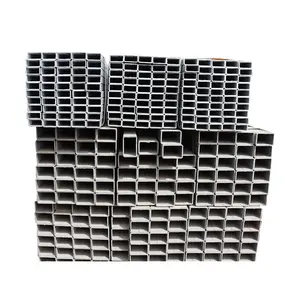 Eigenschaften Vierkant rohr 20x20 25x25 40x40 50x50 60x60 20x40 30x50 40x60 150x150 rechteckiges Stahlrohr aus verzinktem Stahl