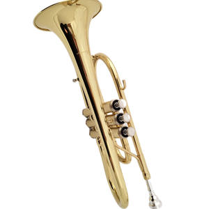 Fabricant vend si trompette plate <span class=keywords><strong>or</strong></span> <span class=keywords><strong>cornet</strong></span> instrument laiton jouant hameleon <span class=keywords><strong>cornet</strong></span> avec peinture de surface dorée - Product Image 3