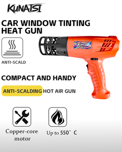 KUNAISI Pistolet Thermique Haute Puissance 2000W avec Contrôle de Température 110V/220V pour le Film de Voiture et la Teinte des Vitres - Product Image 6