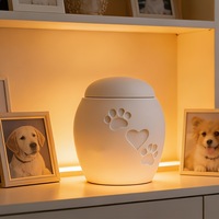 Nouvelle urne funéraire pour chiens bien-aimés, imprimée en 3D en PLA, au design minimaliste moderne, fabriquée en Chine